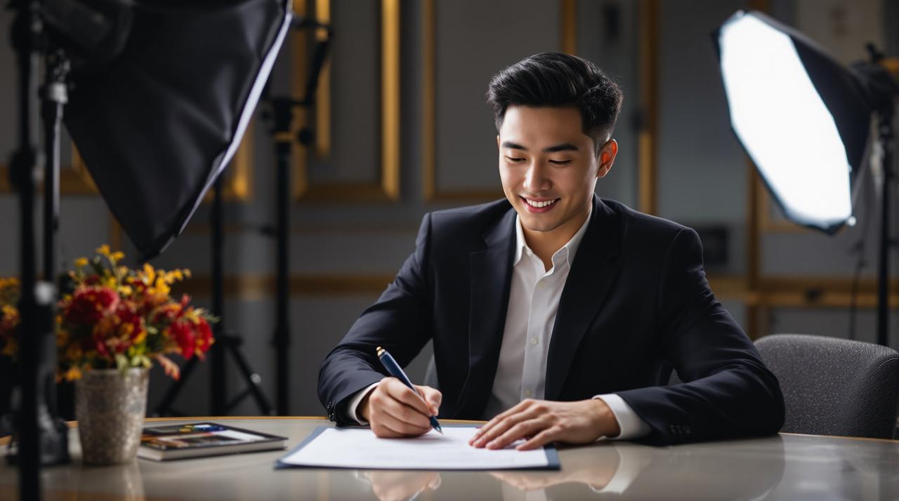 新生代演员苏晨正式签约光棍影视，开启全新艺术征程